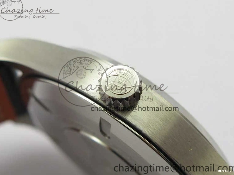 MIROTIME 0406 MARK XVIII Le Petit Prince IW327004 SS FKF 1:1 Best Edition Blue Dial On Brown Leather Strap Trendsetting 7117